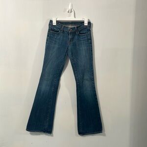 Citizens Of Humanity Blue Flare Wide Leg Jeans